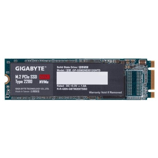 GIGABYTE 512GB M.2 PCIe SSD