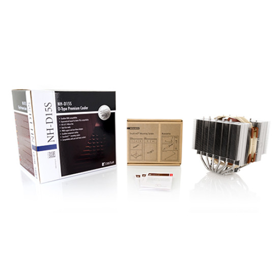 Noctua NH-D15S Premium Dual-Tower CPU Cooler with NF-A15 PWM 140mm Fan