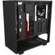 NZXT H510i Compact Mid Tower Black & Red Casing with Smart Device 2