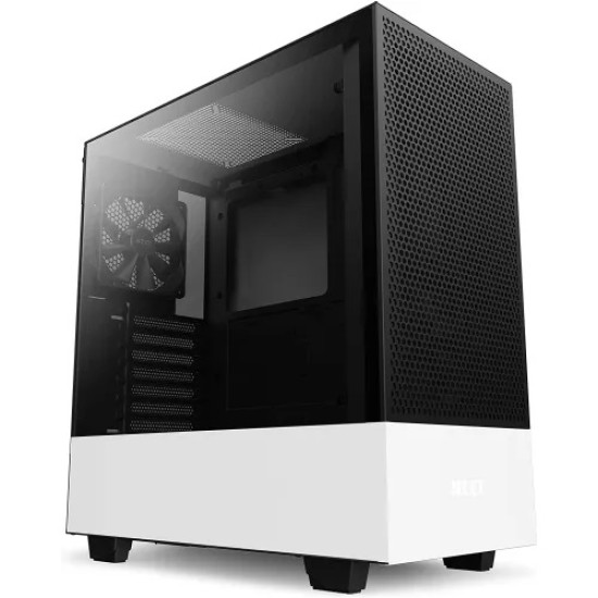 NZXT H510 Flow Compact Black & White Mid Tower Casing