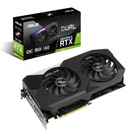 ASUS Dual NVIDIA GeForce RTX 3070 OC Edition 8GB Gaming Graphics Card