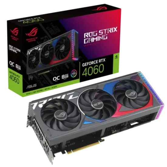 ASUS ROG Strix GeForce RTX 4060 OC Edition 8GB GDDR6 Graphics Card