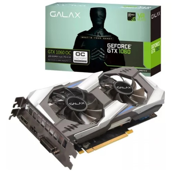 Galax GeForce GTX 1060 OC 6GB GDDR5X Graphics Card