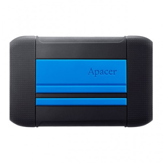Apacer AC633 2TB USB 3.1 Gen 1 Blue Military-Grade Shockproof Portable Hard Drive