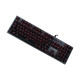 A4TECH BLOODY B760 LIGHT STRIKE GAMING KEYBOARD - RED LED