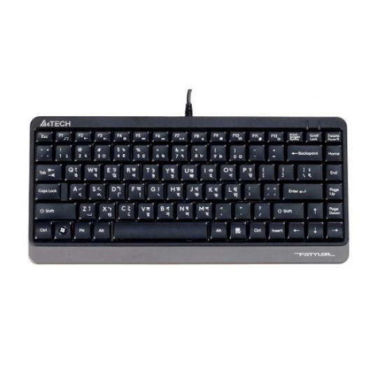 A4TECH FK11 USB Mini Keyboard With Bangla Black