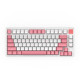 Ajazz AC081 Hot Swappable Pink Switch Cats Pad Mechanical Keyboard