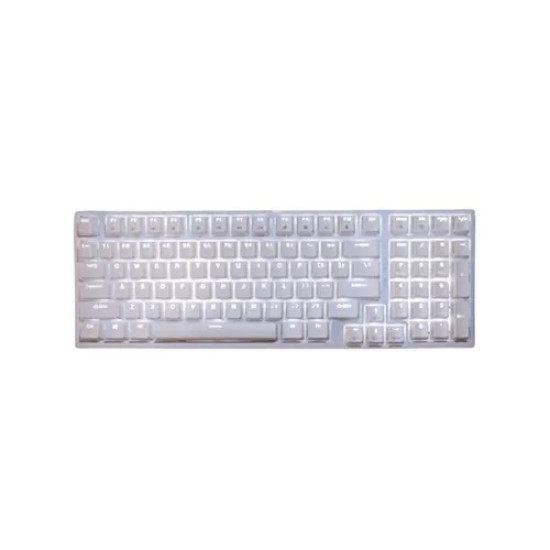 Robeetle G98 Full-Sized Backlit Yellow Switch Mechanical Gaming Keyboard White