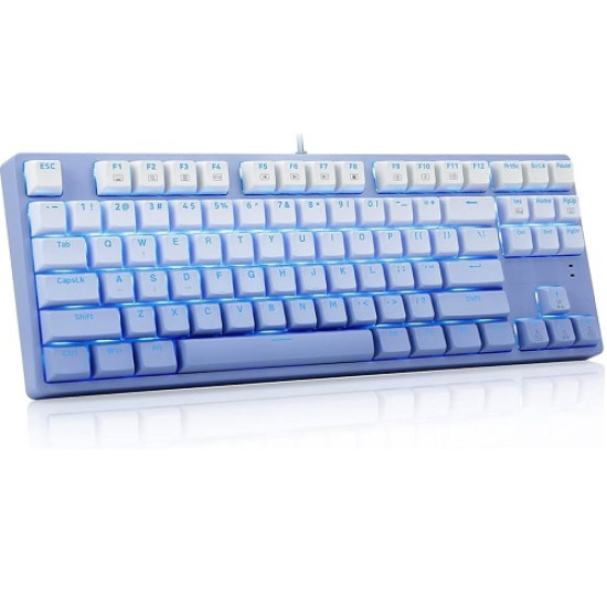 E-Yooso Z87 Hot Swappable Red Switch Mechanical Keyboard Gradient Blue