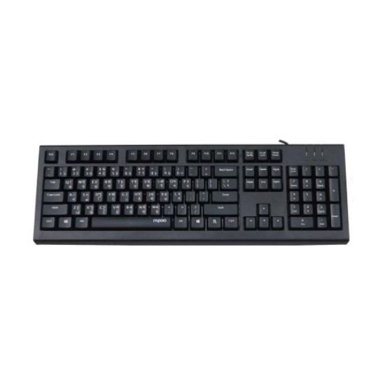 Rapoo NK1800 USB Optical Keyboard with Bangla