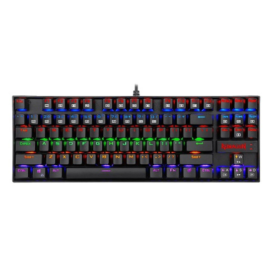 Redragon K552 KUMARA RAINBOW RGB Backlit Red Switch Mechanical Gaming Keyboard