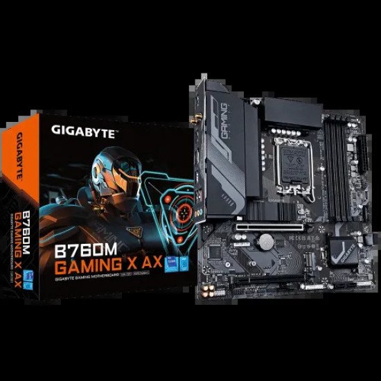 GIGABYTE B760M GAMING X AX DDR5 mATX Motherboard