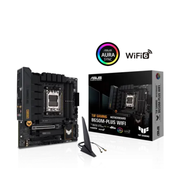 Asus TUF GAMING B650M-PLUS WIFI DDR5 AM5 mATX Motherboard