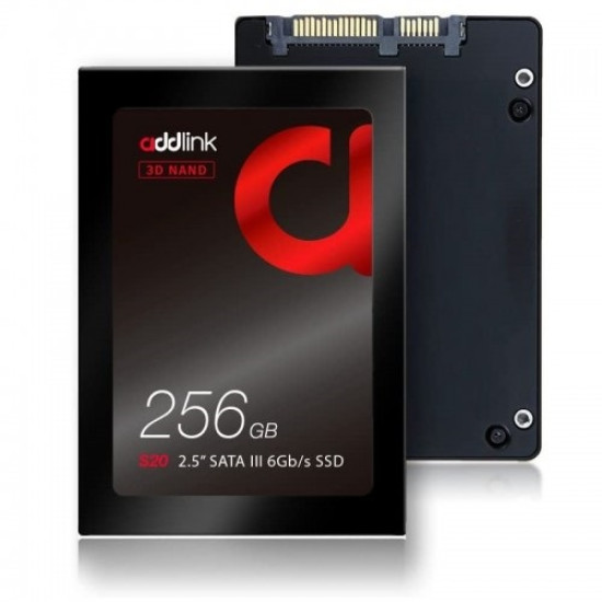 Addlink S20 256GB 2.5" SATA III 6Gb/s 3D Nand SSD