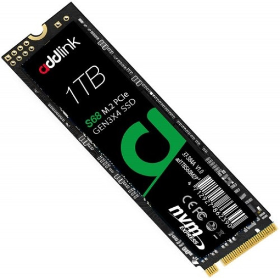 Addlink S68 1TB M.2 2280 PCIe 3x4 NVMe SSD