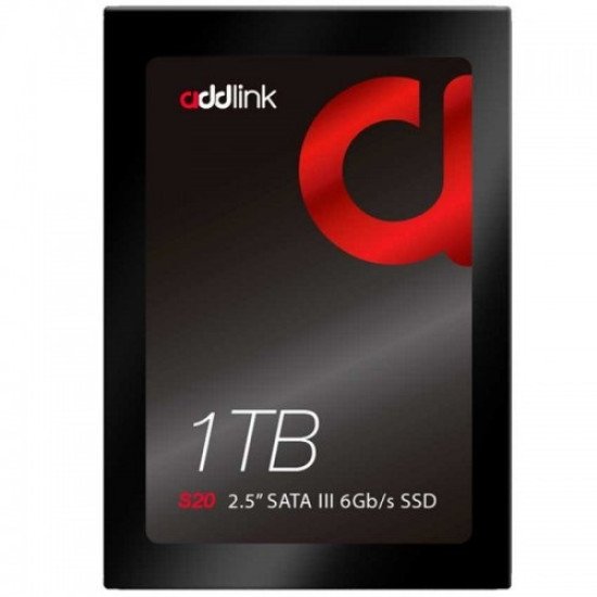 Addlink S20 1TB 2.5" SATA III 6Gb/s 3D Nand SSD