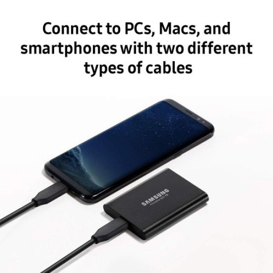 Samsung T5 500GB USB 3.1 Type-C Portable SSD