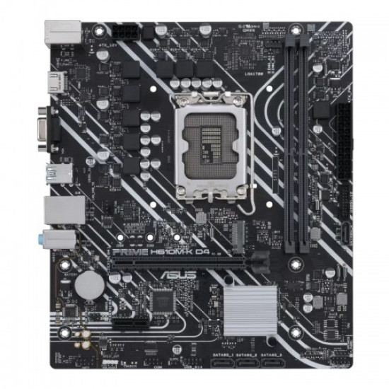 ASUS PRIME H610M-K D4-SI mATX Motherboard (Commercial Edition)